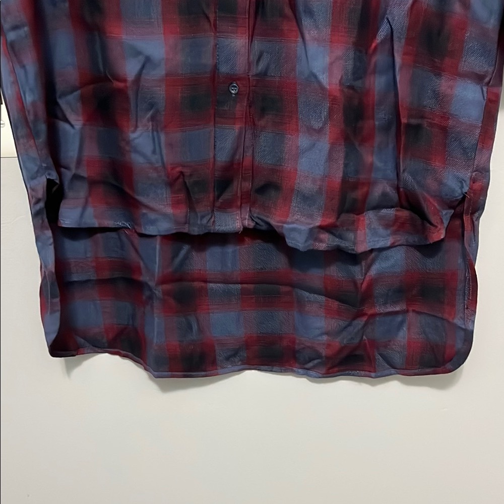 NWT Gentle Fawn Plaid Button-Up Shirt Dress - Picture 4 of 9